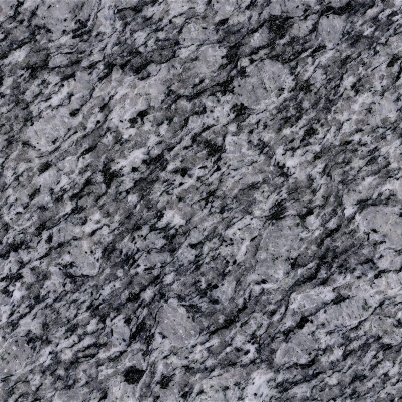 หินแกรนิต Grey Lammai สีเทา ลวดลายสีดำสลับขาว คล้ายเมฆ | ปูพื้นหน้าบ้านแบบประหยัด