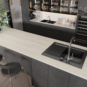 Travertino Ivory意大利米白洞-1